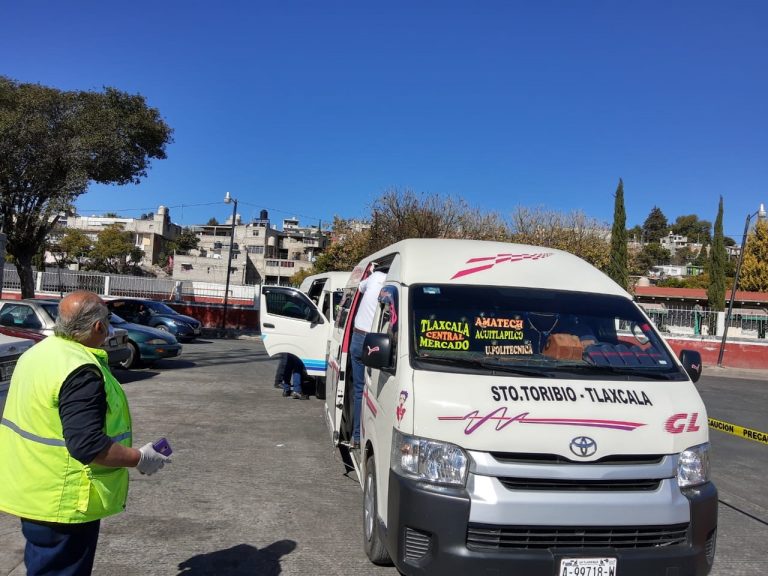Mantiene SECTE supervisión de medidas sanitarias en transporte público